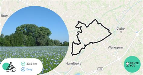 Vlasroute 35km Recreatieve Fietsroute RouteYou