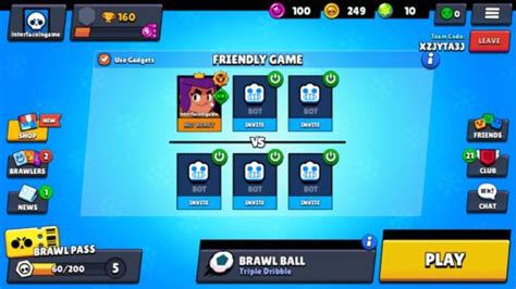 Brawl Stars Interface In Game Video Game Ui Game Ui Brawl Games