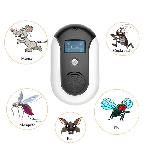 Pest Repeller Ultrasonic Plug In Indoor And Outdoor Insects Control Home