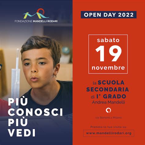 Open Day Scuola Secondaria Di I Grado Fondazione Mandelli Rodari