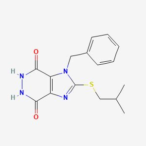 1 Benzyl 2 Isobutylsulfanyl 1H Imidazo 4 5 D Pyridazine 4 7 Diol