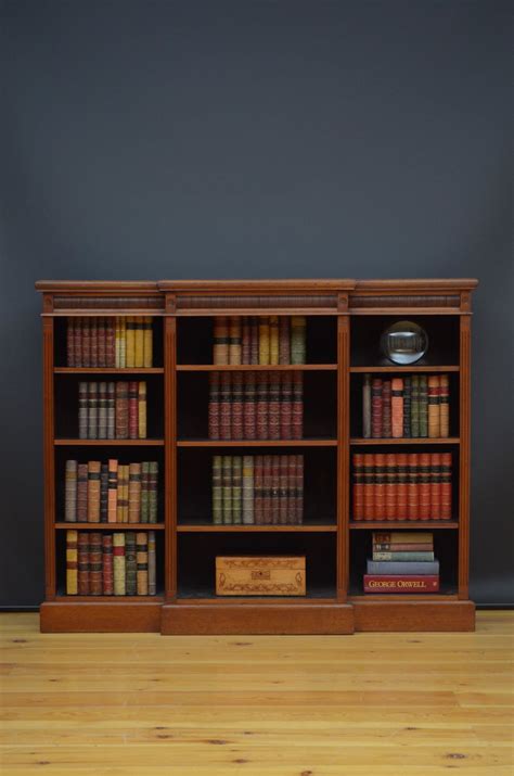 Victorian Walnut Open Bookcase Antiques Atlas