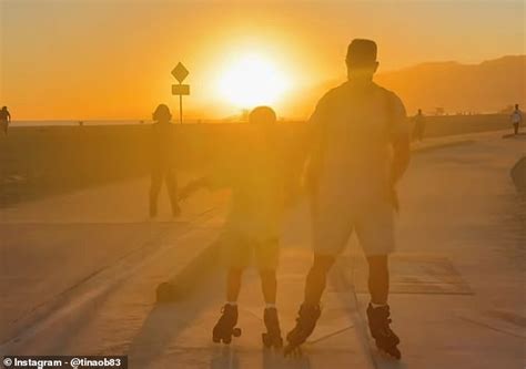 Tina O Brien Shows Off Her Youthful Figure And Toned Abs In A Pink Bikini As She Enjoys A