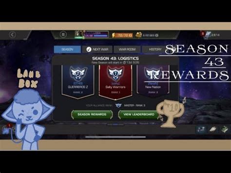 Season 43 Alliance War Rewards I Ll Open A 7 And Some 6 Featured