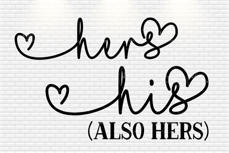 His And Hers SVG Cut Files