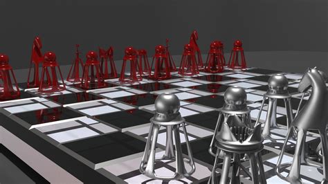 3D CHESS on Behance