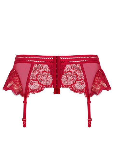 Obsessive 853 GAR 1 Garterbelt Thong rot Dessous Reizwäsche Wäsche