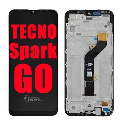 Tecno Spark 6 Go Ekran Dokunmatik Siyah Çıtalı Orijinal ts22200q Kopya