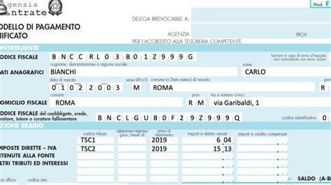 Codice Tributo F Guida Completa Al Pagamento Delle Tasse