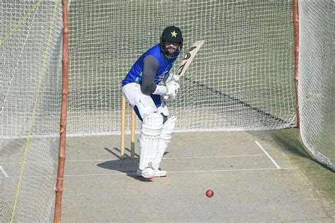 Imam Ul Haq Bats During Training Espncricinfo