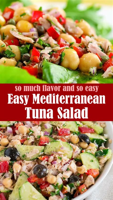 Easy Mediterranean Tuna Salad Reserveamana