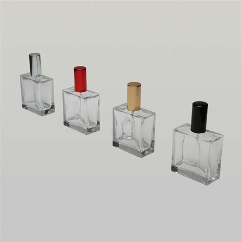 Bulkperfumebottles Oz Ml Deluxe Flint Square Clear Glass