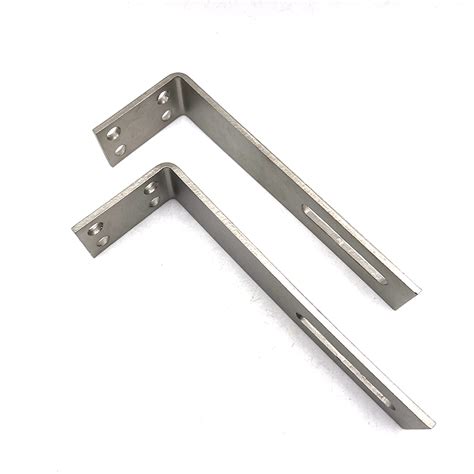 Stainless Steel 304 316 Custom Metal Shelf Hardware L Bracket From