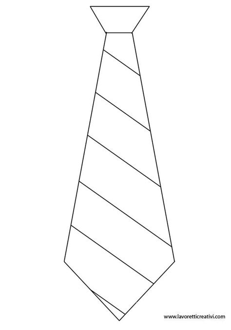 Festa del Papà Sagoma cravatta Tie template Fathers day Father s