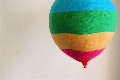 Knitted Hot Air Balloon Pattern Crochet Bunting Love Crochet Air