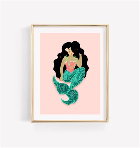 Sirena Art Print GUAM Art Print Chamorrita Art Print Etsy UK