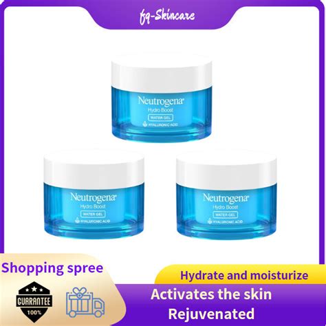 Neutrogena Hydro Boost Water Gel Hyaluronic Acid Moisturizer 48g Liter Version Shopee