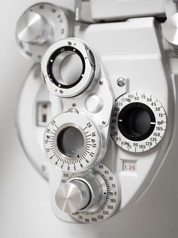 Eye Exam Equipment Closeup Stock Photo - Download Image Now - Medical ...