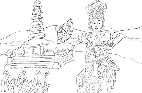 Detail Mewarnai Gambar Penari Koleksi Nomer 17