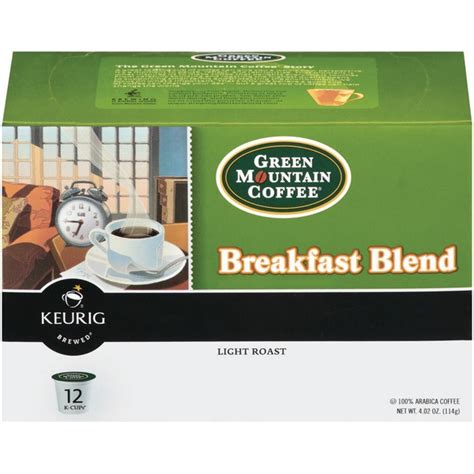 Green Mountain Coffee Breakfast Blend Light Roast K-Cups (12 ct) from H ...