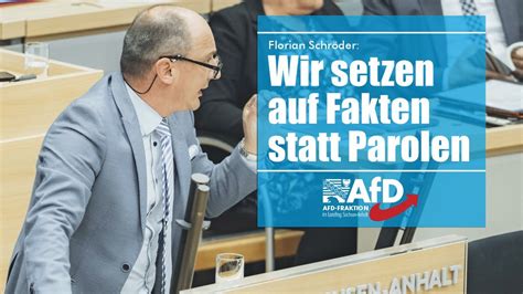 Florian Schr Der Afd Wir Setzen Auf Fakten Statt Parolen Youtube