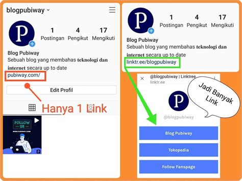 Cara Membuat 2 Link Di Bio Instagram