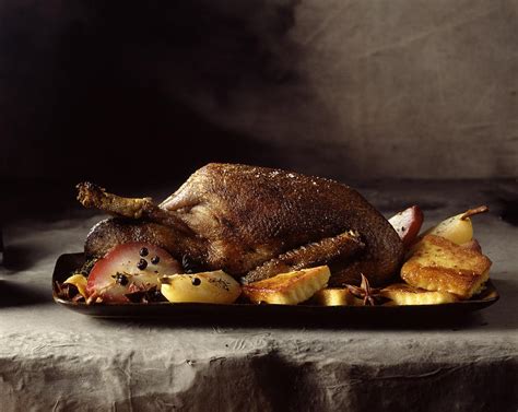 Canard Sauvage Roti Aux Deux Poires Roast Wild Duck With Two Pears