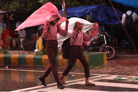 In Photos Schools Shut Across Several Parts In Up Delhi Ncr Due To