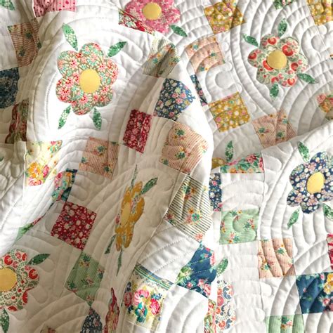 Cottage Garden Quilt Pattern Etsy