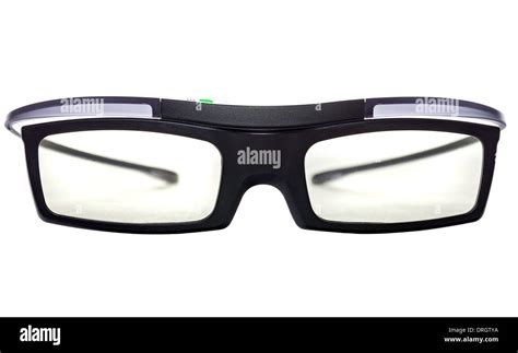 3d active glasses isolated over white Stock Photo - Alamy