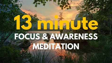 13 Minute Focus Refocus Daily Meditation Andrew Huberman 40hz