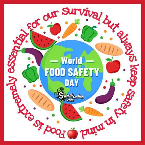 World Food Safety Day Messages Quotes Slogans Images SmitCreation