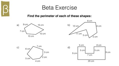 Perimeter Of Regular And Non Regular Polygons