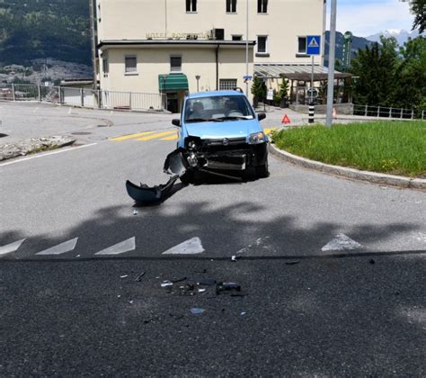 Chur GR Unfall auf der Einmündung Malixerstrasse mit Sachschaden