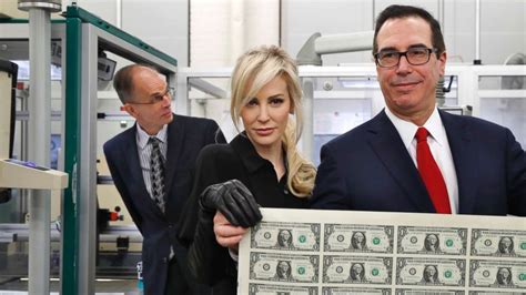 Treasury Secretary Steve Mnuchin Wife Cause Internet Sensation Posing