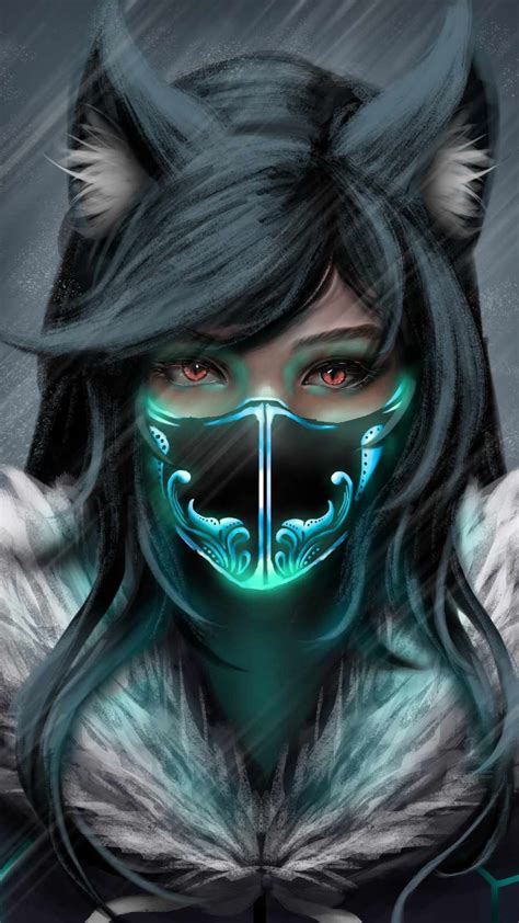 Cute Mask Girl Anime Wallpapers Wallpaper Cave