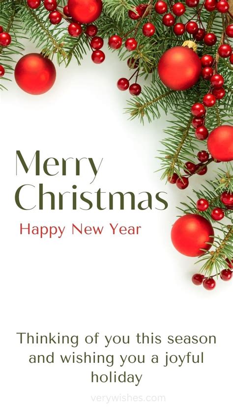 Merry Christmas And Happy New Year Wishes Combined Msgs