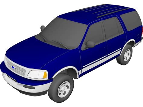 Ford Expedition Xlt 3d Model 1997 3dcadbrowser