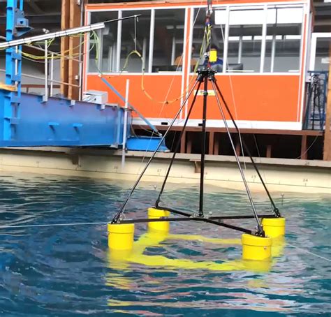 The Windquest Floating Wind Turbine In Testing In Brest A Vertical