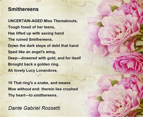 Smithereens - Smithereens Poem by Dante Gabriel Rossetti