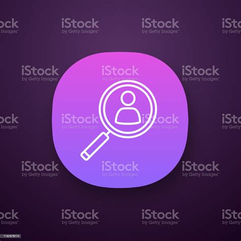 Staff Searching Icon Stock Illustration Download Image Now Color