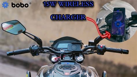 BEST FAST CHARGING MOBILE HOLDER FOR ALL BIKE Bobo Wireless Charger