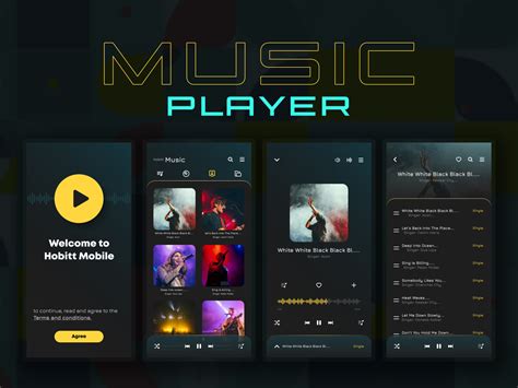 Hobitt Music Player App Design By Md Mahdi Hasan Dzn Asif On Dribbble