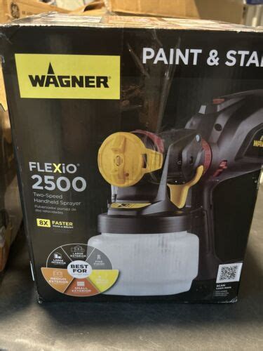 Wagner FLEXiO 2500 Corded Electric Handheld HVLP Paint Stain Sprayer