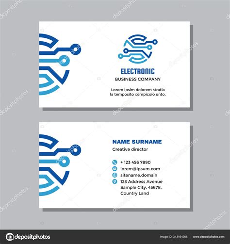 Computer Visiting Card Sample