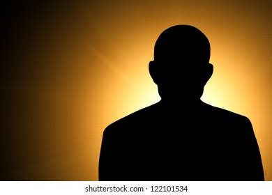 Silhouette Unknown Man Illustration Stock Illustration 122101534 ...