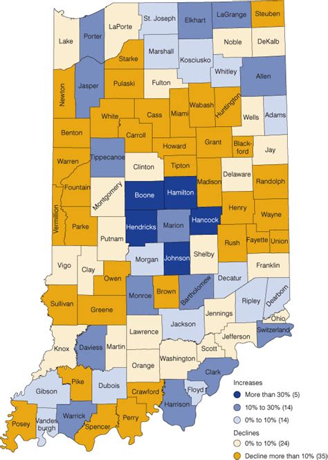 Indiana Population Projections To 2050 March April 2018