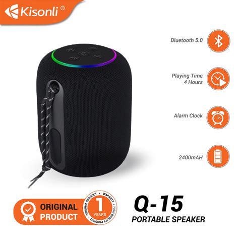 Jual Speaker Bluetooth Kisonli Q15 Extreme Super Bass Garansi 1 Tahun