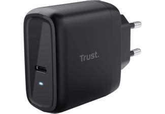 TRUST Maxo 65W USB Type C hálózati töltő 2 méter Type C kábel fekete