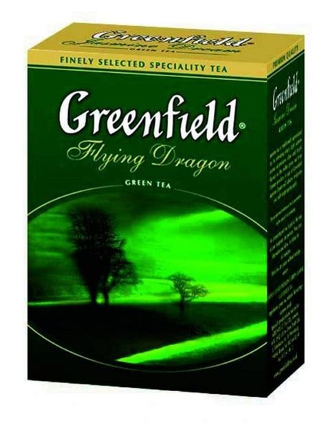 Чай Гринфилд зеленый китайский 100г*14шт FLYING DRAGONTEABREEZE ...